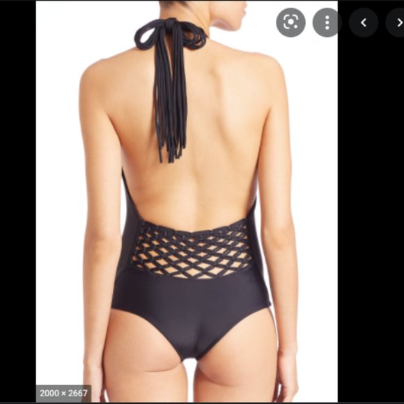 Mikoh Black One Piece Swimsuit - Picture 2 of 7